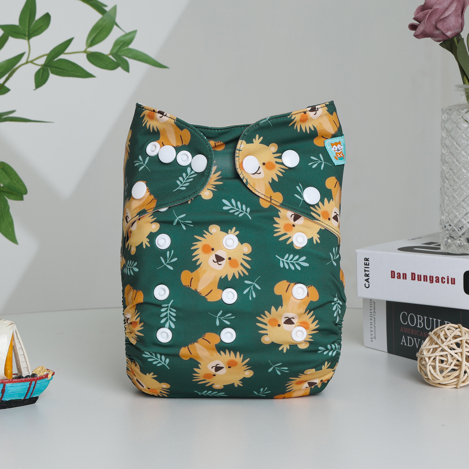 ALVABABY Waterproof Diaper Cover & Swim Diaper – Adjustable Reusable Diaper Shell (CDC-EW40A-WZ)