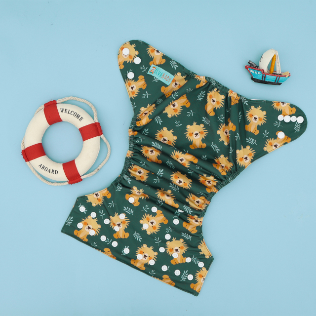 ALVABABY Waterproof Diaper Cover & Swim Diaper – Adjustable Reusable Diaper Shell