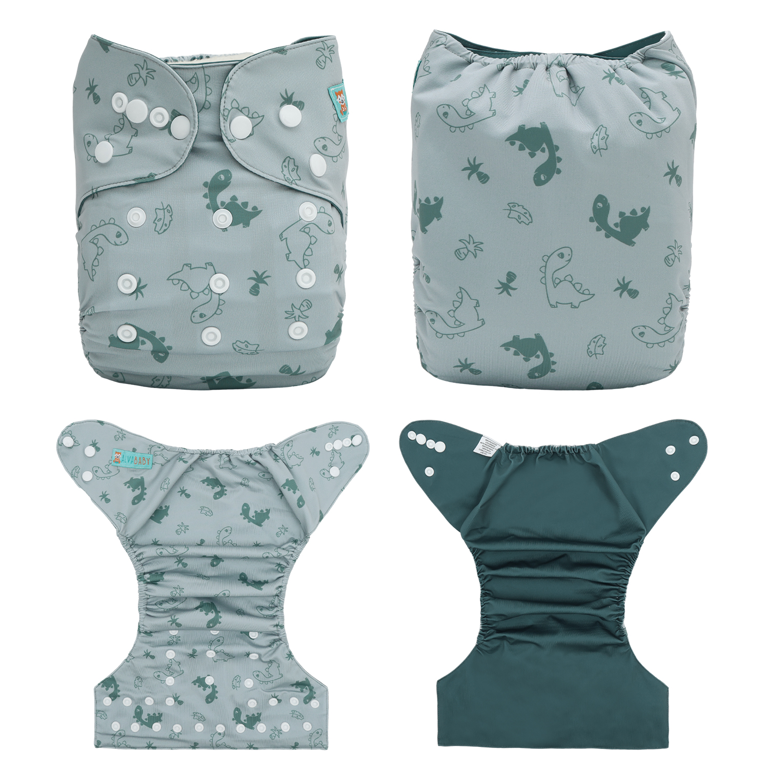 ALVABABY Waterproof Diaper Cover & Swim Diaper – Adjustable Reusable Diaper Shell (CDC-EW42A-WZ)