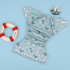 ALVABABY Waterproof Diaper Cover & Swim Diaper – Adjustable Reusable Diaper Shell