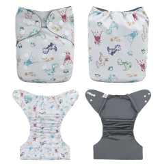 ALVABABY Waterproof Diaper Cover & Swim Diaper – Adjustable Reusable Diaper Shell