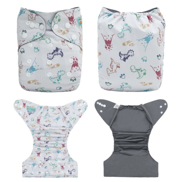 ALVABABY Waterproof Diaper Cover & Swim Diaper – Adjustable Reusable Diaper Shell