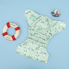 ALVABABY Waterproof Diaper Cover & Swim Diaper – Adjustable Reusable Diaper Shell