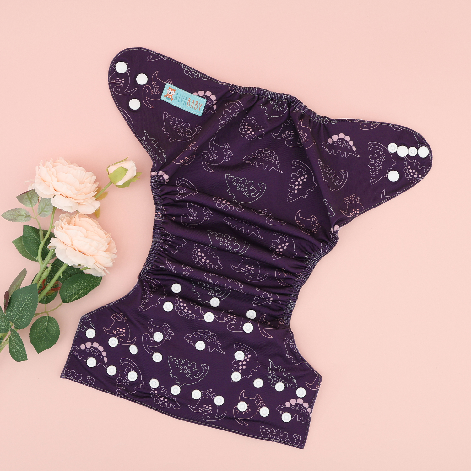 ALVABABY Waterproof Diaper Cover & Swim Diaper – Adjustable Reusable Diaper Shell (CDC-EW45A-WZ)