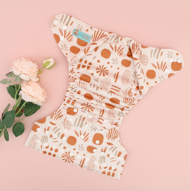 ALVABABY Waterproof Diaper Cover & Swim Diaper – Adjustable Reusable Diaper Shell