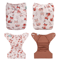 ALVABABY Waterproof Diaper Cover & Swim Diaper – Adjustable Reusable Diaper Shell