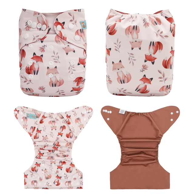 ALVABABY Waterproof Diaper Cover & Swim Diaper – Adjustable Reusable Diaper Shell