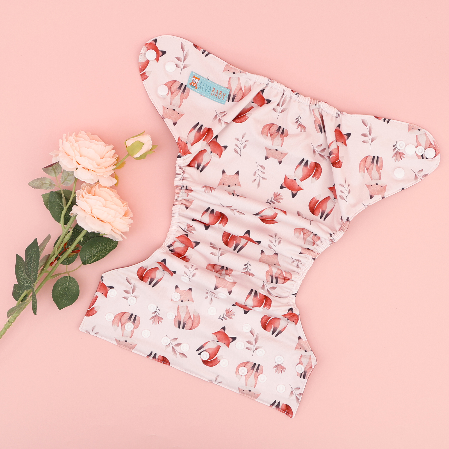 ALVABABY Waterproof Diaper Cover & Swim Diaper – Adjustable Reusable Diaper Shell (CDC-EW48A-WZ)