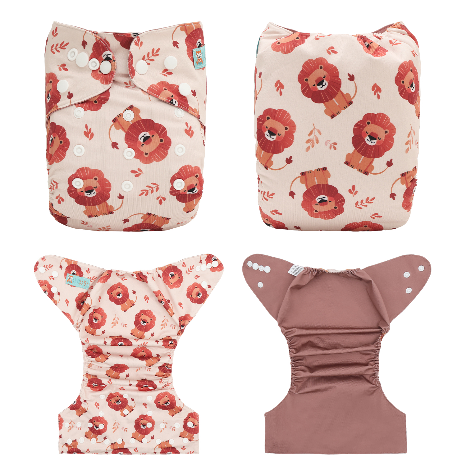 ALVABABY Waterproof Diaper Cover & Swim Diaper – Adjustable Reusable Diaper Shell (CDC-EW50A-WZ)