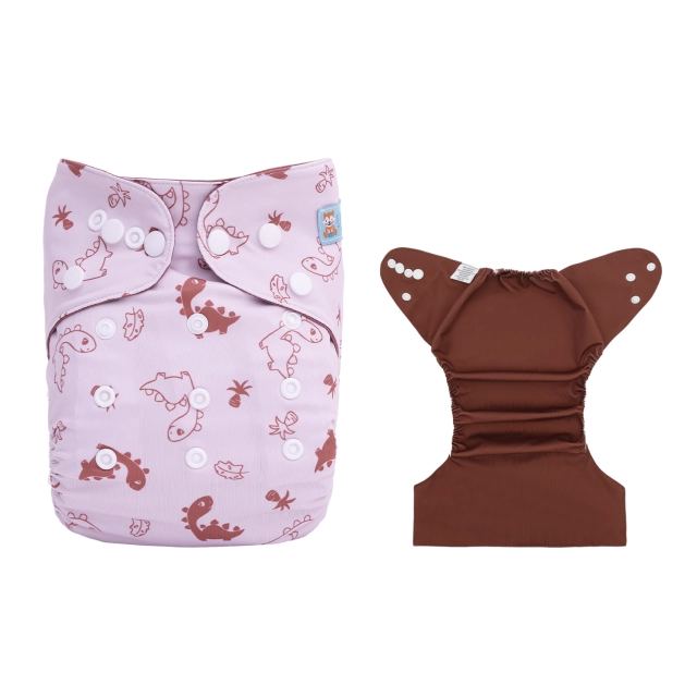ALVABABY Waterproof Diaper Cover & Swim Diaper – Adjustable Reusable Diaper Shell