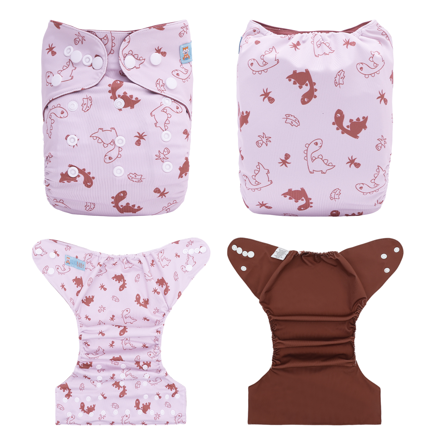 ALVABABY Waterproof Diaper Cover & Swim Diaper – Adjustable Reusable Diaper Shell (CDC-EW51A-WZ)