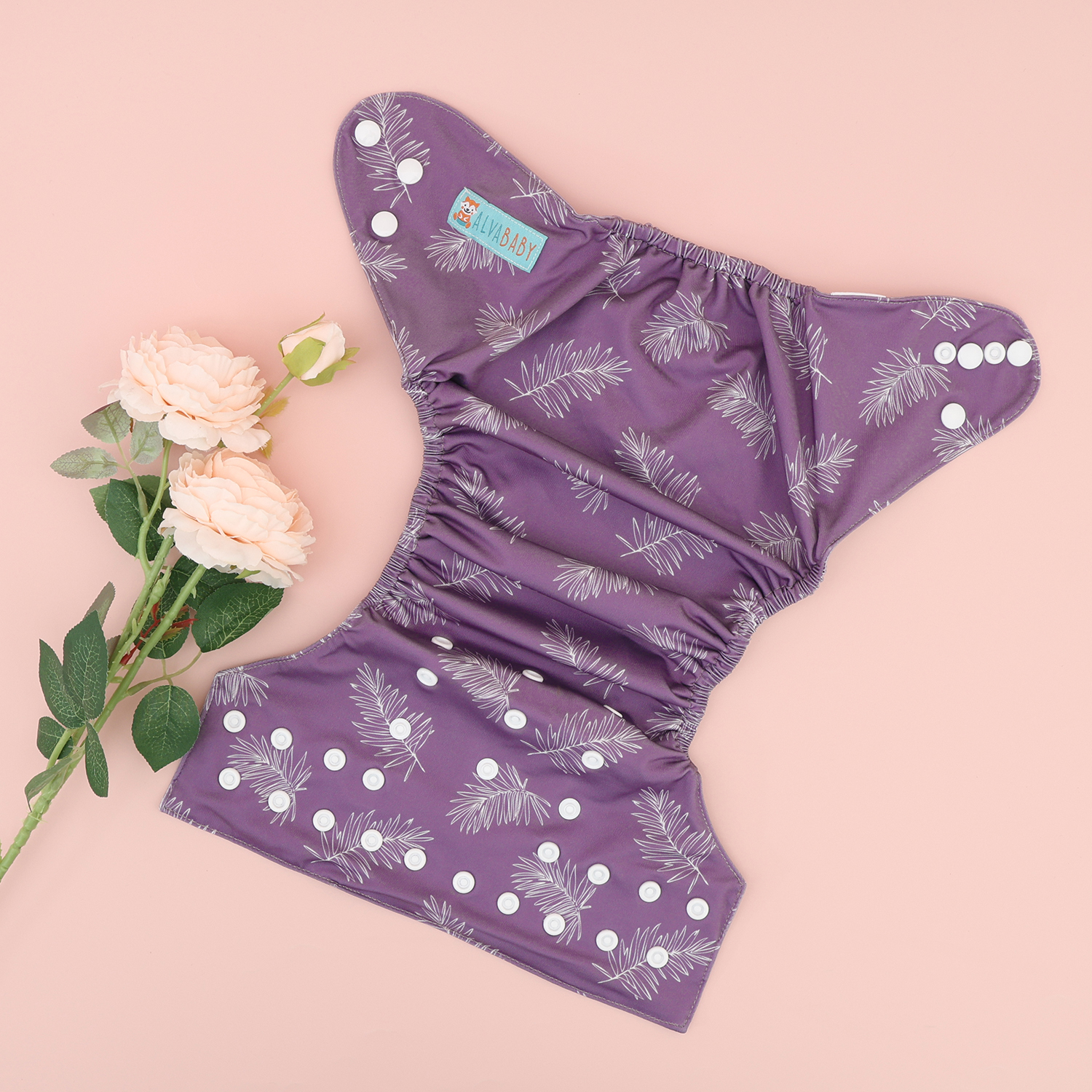 ALVABABY Waterproof Diaper Cover & Swim Diaper – Adjustable Reusable Diaper Shell (CDC-EW52A-WZ)