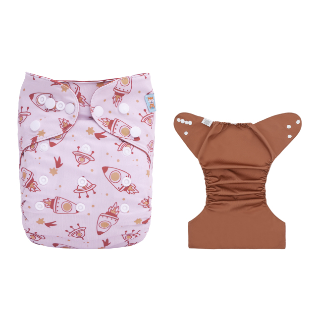 ALVABABY Waterproof Diaper Cover & Swim Diaper – Adjustable Reusable Diaper Shell