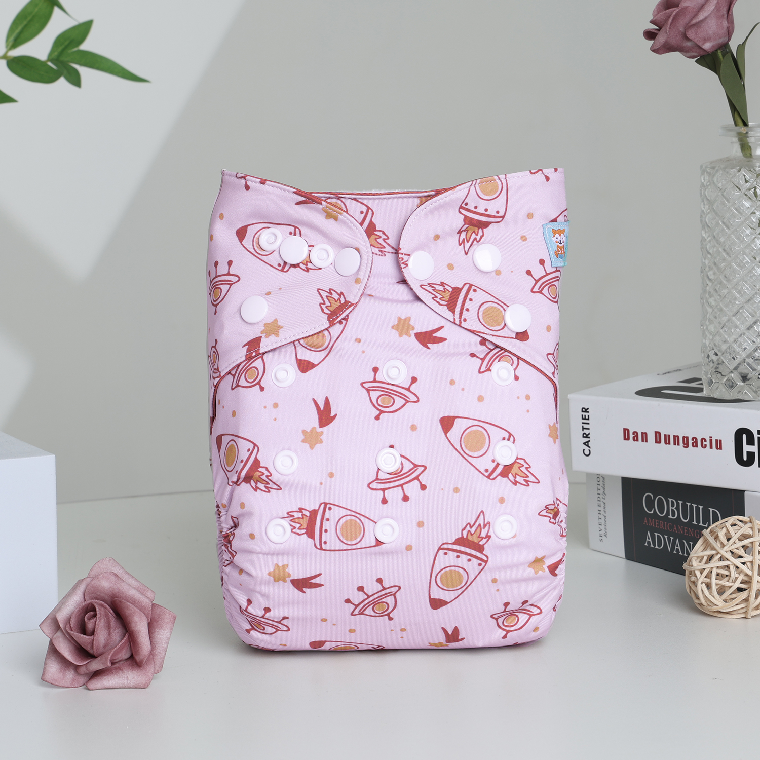 ALVABABY Waterproof Diaper Cover & Swim Diaper – Adjustable Reusable Diaper Shell (CDC-EW53A-WZ)