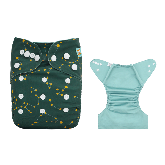 (All patterns) ALVABABY Waterproof Diaper Cover & Swim Diaper – Adjustable Reusable Diaper Shell