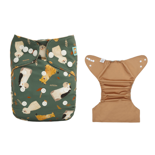 (All patterns) ALVABABY Waterproof Diaper Cover & Swim Diaper – Adjustable Reusable Diaper Shell
