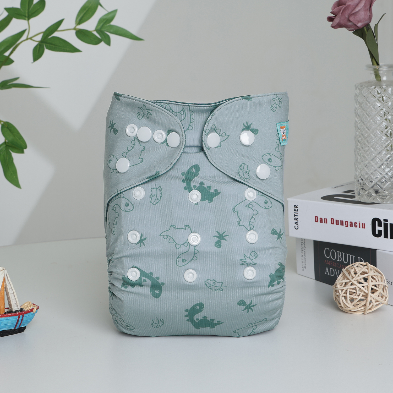 ALVABABY Waterproof Diaper Cover & Swim Diaper – Adjustable Reusable Diaper Shell (CDC-EW42A-WZ)