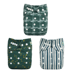 （ALL PACKS) ALVABABY Waterproof Diaper Cover & Swim Diaper – Adjustable Reusable Diaper Shell