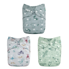 （ALL PACKS) ALVABABY Waterproof Diaper Cover & Swim Diaper – Adjustable Reusable Diaper Shell