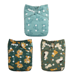 （ALL PACKS) ALVABABY Waterproof Diaper Cover & Swim Diaper – Adjustable Reusable Diaper Shell