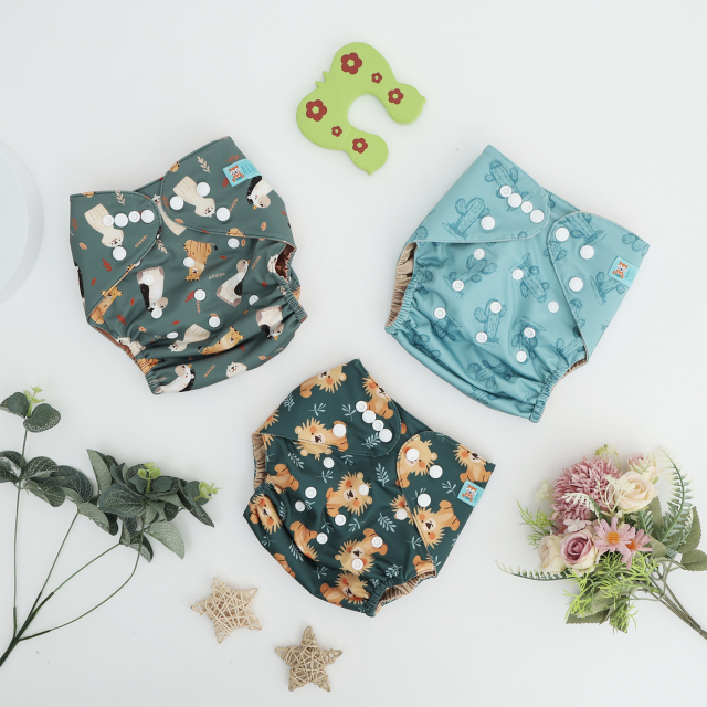 （ALL PACKS) ALVABABY Waterproof Diaper Cover & Swim Diaper – Adjustable Reusable Diaper Shell