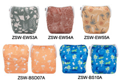 (Multi-Packs) Big Size Positioning Printed Swim Diaper