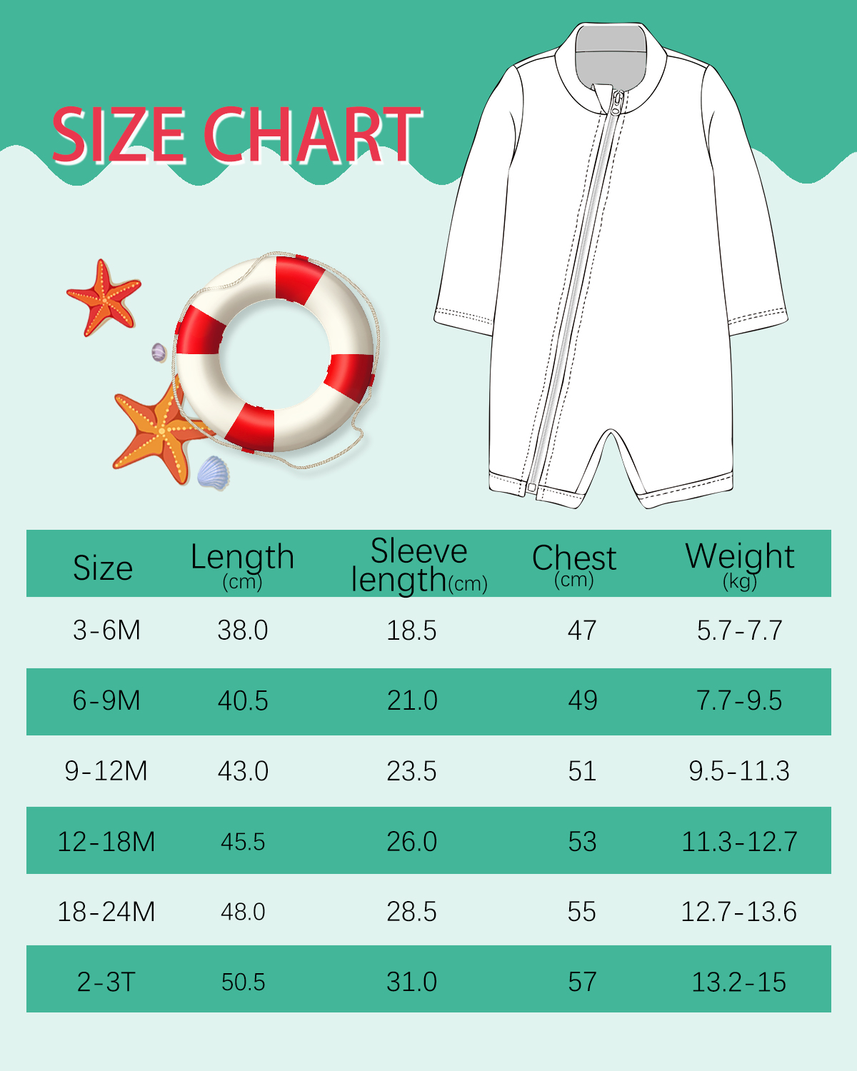 ALVABABY Baby Long Sleeve Swimsuit, One-Piece Rash Guard Set with UPF 50+ Sun Protection(Crab, ST-Q05)