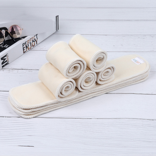 (Multi-packs)ALVABABY Hemp&Cotton Insert for Newborn Diapers