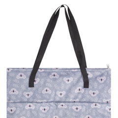 (Various Patterns) Large Diaper Wet Dry Bags,Waterproof Hanging Cloth Bags with Double Zippered Pockets