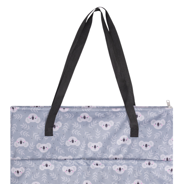 (Various Patterns) Large Diaper Wet Dry Bags,Waterproof Hanging Cloth Bags with Double Zippered Pockets