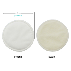 ALVABABY 8pcs Reusable Nursing Pads Breast Pads with 1 Tiny Bag (R-B09)