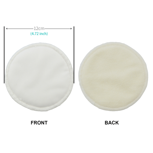 ALVABABY 8-Pack Reusable Nursing Pads – Soft & Absorbent Bamboo Breast Pads for Breastfeeding Moms with Storage Bag (R-B09)