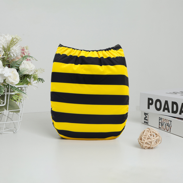 ALVABABY Print Cloth Diaper - One Size Adjustable Washable & Reusable Diaper for Babies and Toddlers (N01A)