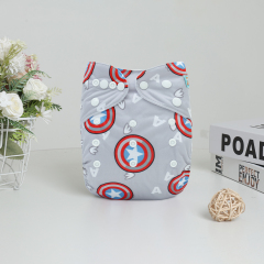 ALVABABY Print Cloth Diaper - One Size Adjustable Washable & Reusable Diaper for Babies and Toddlers (YA54A)