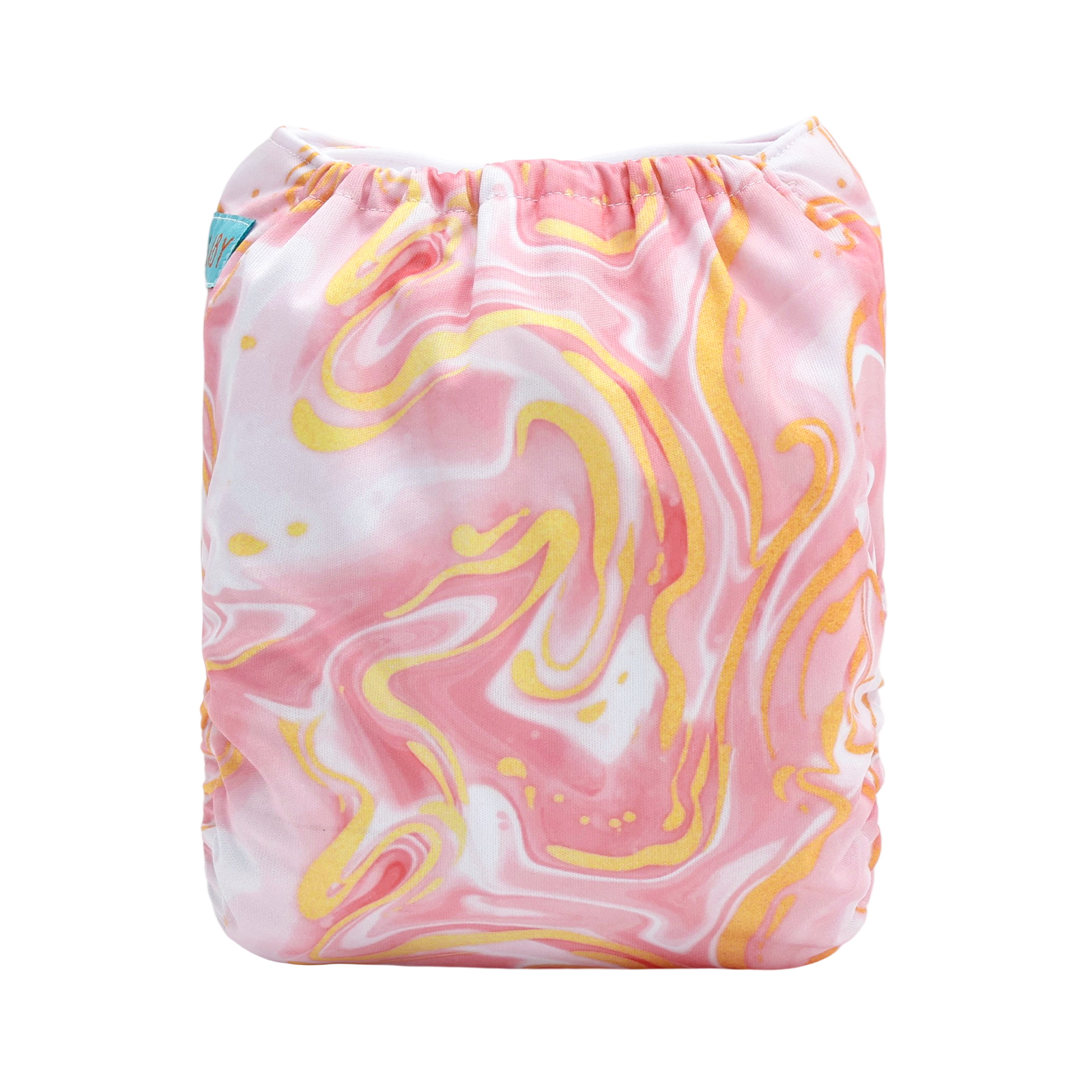 ALVABABY Print Cloth Diaper - One Size Adjustable Washable & Reusable Diaper for Babies and Toddlers (Pink, H463A)
