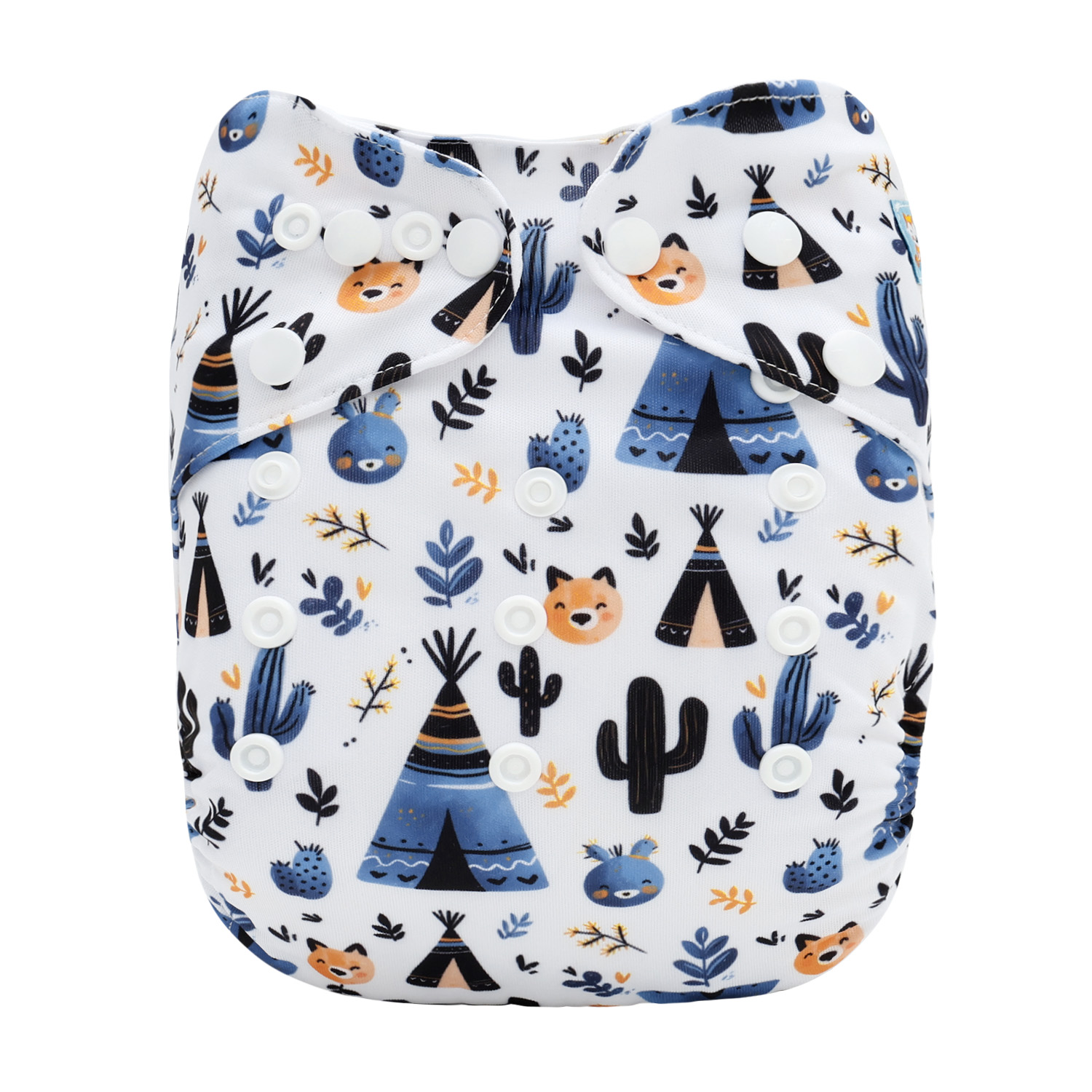 ALVABABY AWJ Lining Cloth Diaper with Tummy Panel for Babies -(WJT-ED27A)