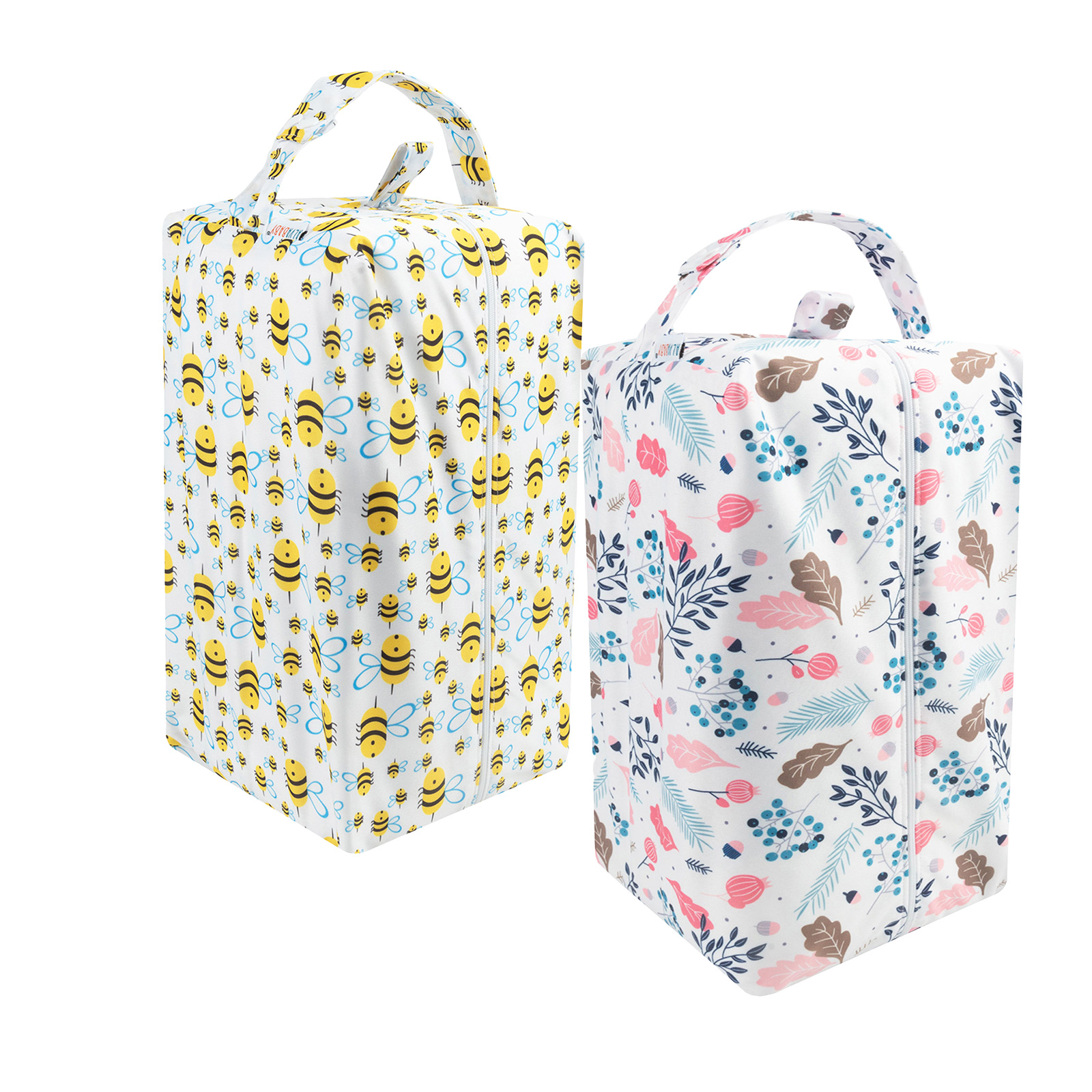 (All Packs) Diaper Pods with Double TPU Waterproof Layers Cloth Diaper Bags