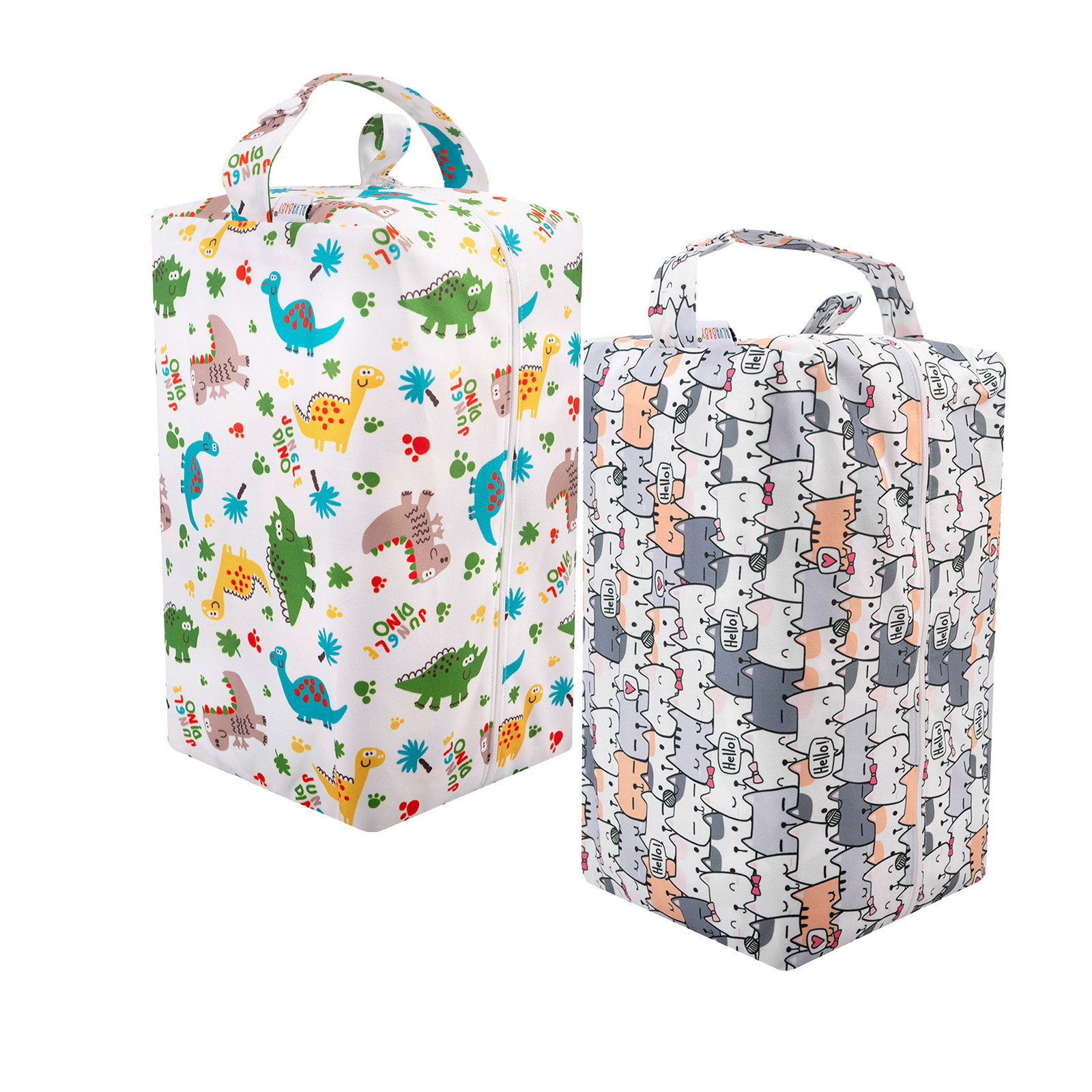 (All Packs) Diaper Pods with Double TPU Waterproof Layers Cloth Diaper Bags