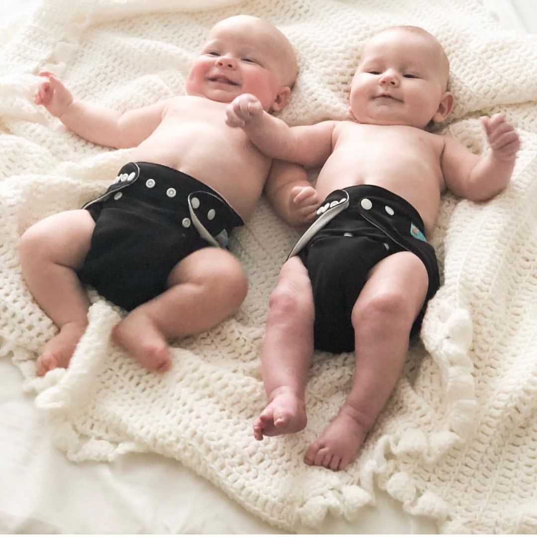Big Size Cloth Diaper with AWJ Lining & Tummy Panel | Breathable & Ideal for Sensitive Skin (Black, ZWJT-B26A)
