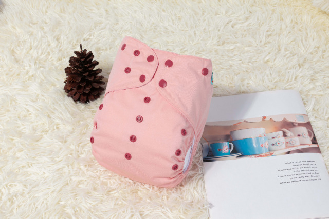 Big Size Cloth Diaper with AWJ Lining & Tummy Panel | Breathable & Ideal for Sensitive Skin (Pink, ZWJT-B19A)