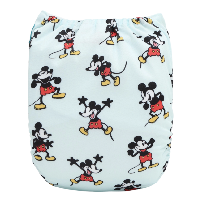 ALVABABY AWJ Lining Cloth Diaper with Tummy Panel for Babies -(WJT-ED28A)