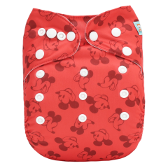 ALVABABY AWJ Lining Cloth Diaper with Tummy Panel for Babies -(WJT-ED29A)