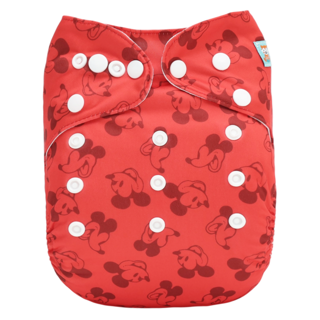 ALVABABY AWJ Lining Cloth Diaper with Tummy Panel for Babies -(WJT-ED29A)