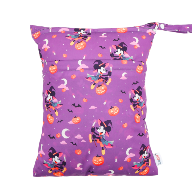 ALVABABY Halloween Diaper Wet/Dry Bag for Cloth Diapers, Swimsuits, Travel, and Gym (L-ED30A)