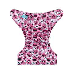 Halloween Cloth Diaper One Size Adjustable Reusable Diapers for Babies-Pumpkin(Q90A)