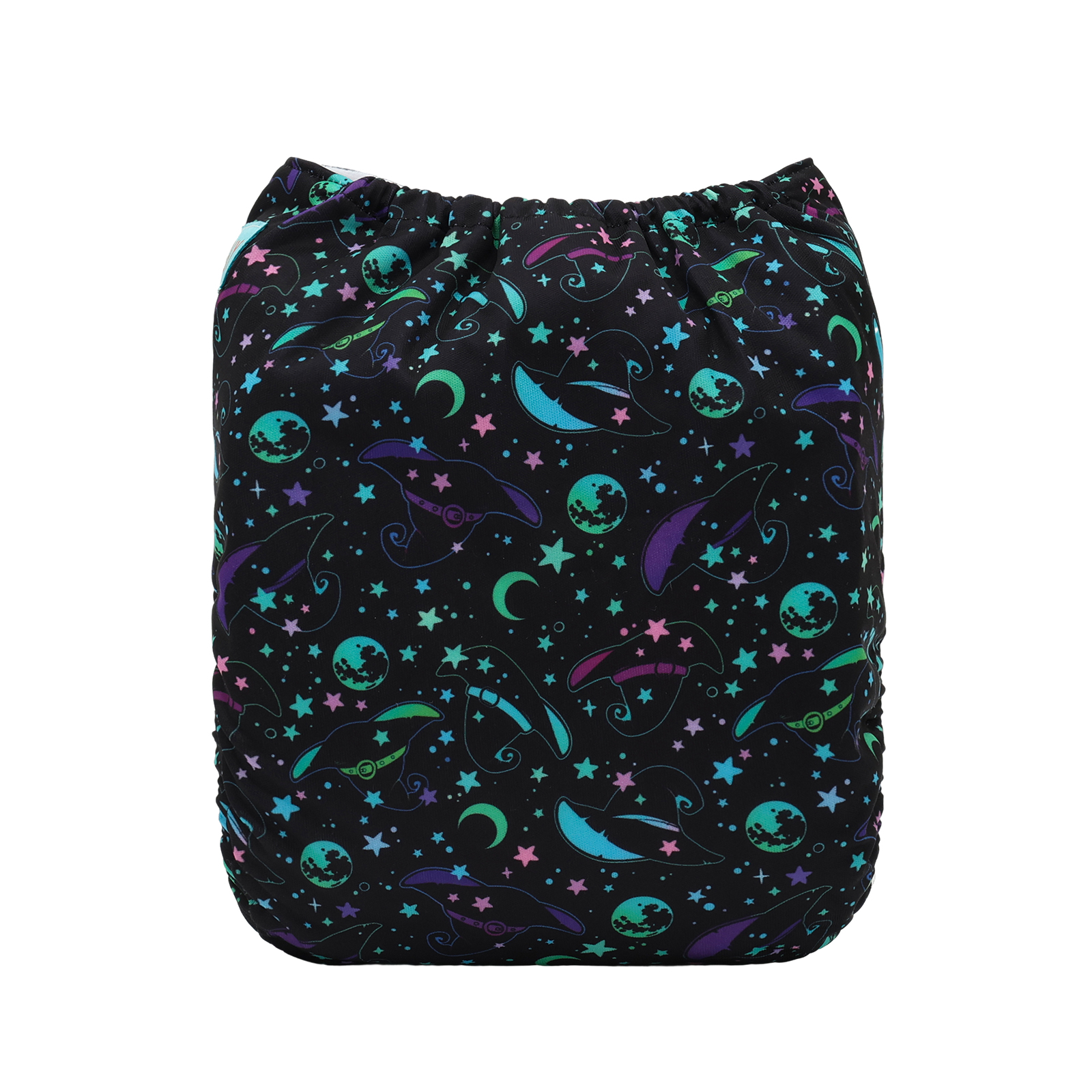 Halloween Cloth Diaper One Size Adjustable Reusable Diapers for Babies (Witch Hat, Q91A)