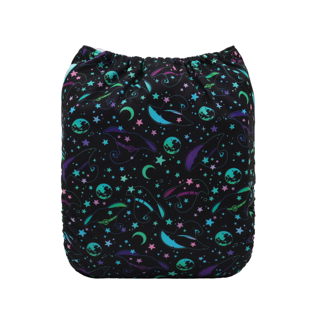 Halloween Cloth Diaper One Size Adjustable Reusable Diapers for Babies-Moo&Star (Q91A)