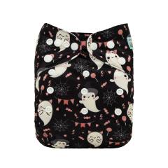 Halloween Cloth Diaper One Size Adjustable Reusable Diapers for Babies -Ghost(QD99A)