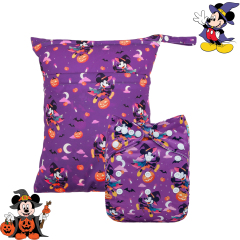 (All Packs) ALVABABY 1 Cloth Diaper with 1 Diaper Wet Dry Bag Set for Baby Boys and Girls