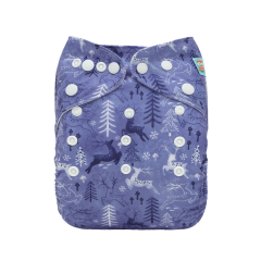 Christmas Cloth Diaper One Size Adjustable Reusable Diapers for Babies-Deer(QD100A)